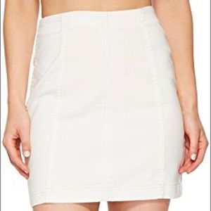 Vegan Leather Mini Skirt